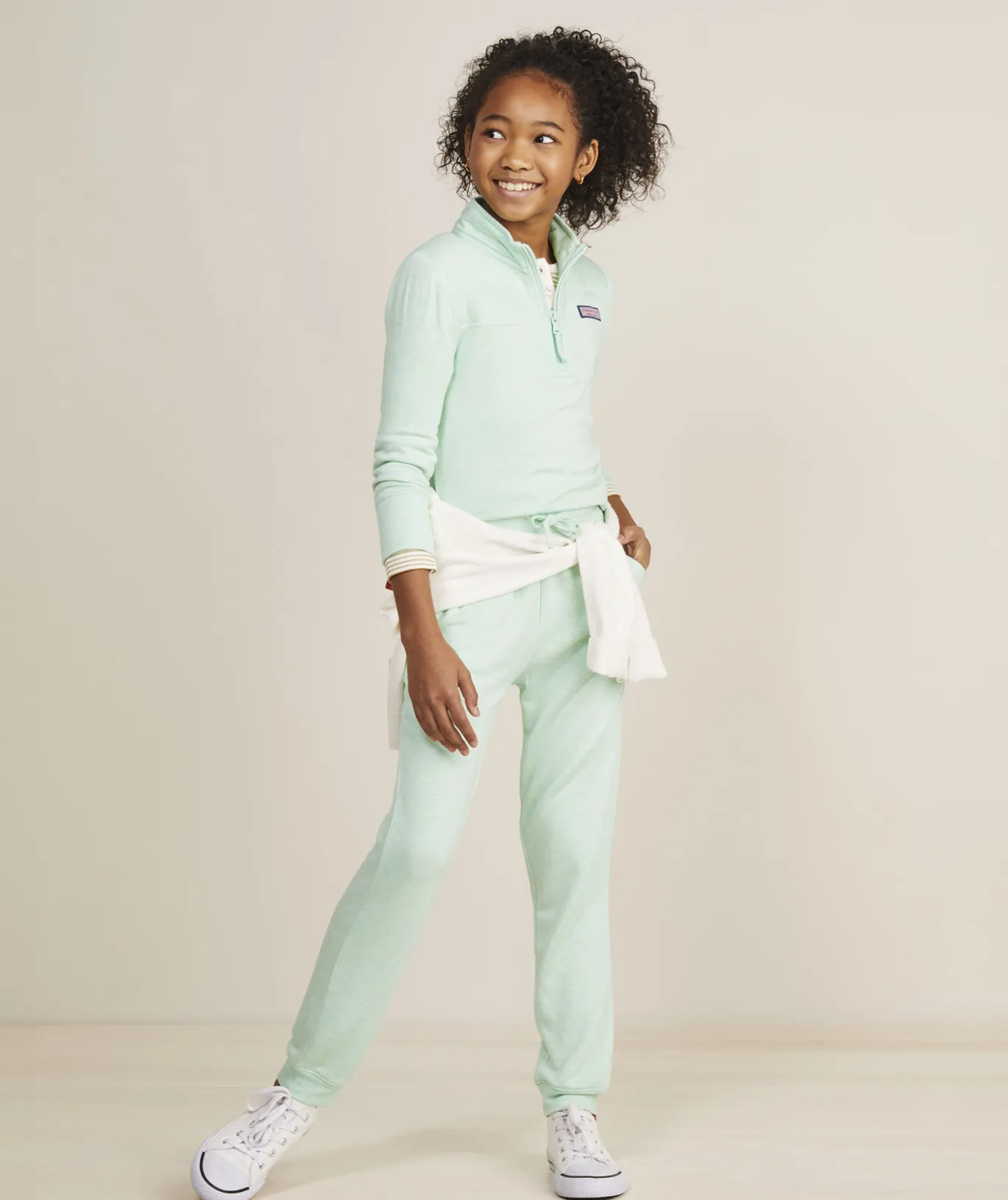 Girls' Classic Cable Cardigan