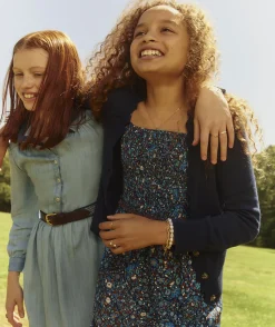 Girls' Cord Popover Dress