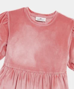 Girls' Floral Smocked Midi Dress