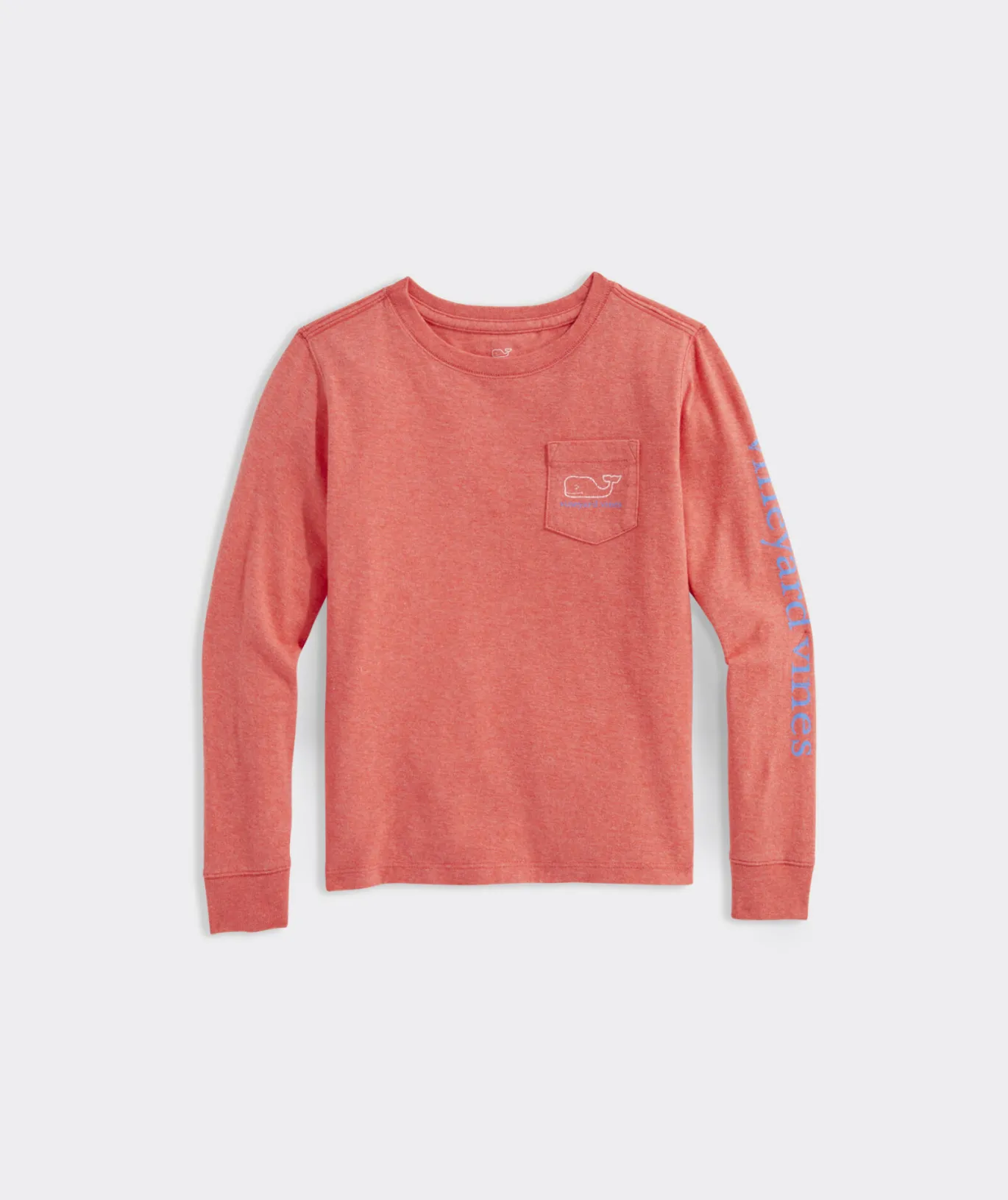 Girls' Foil Skating Whale Long-Sleeve Pocket Tee