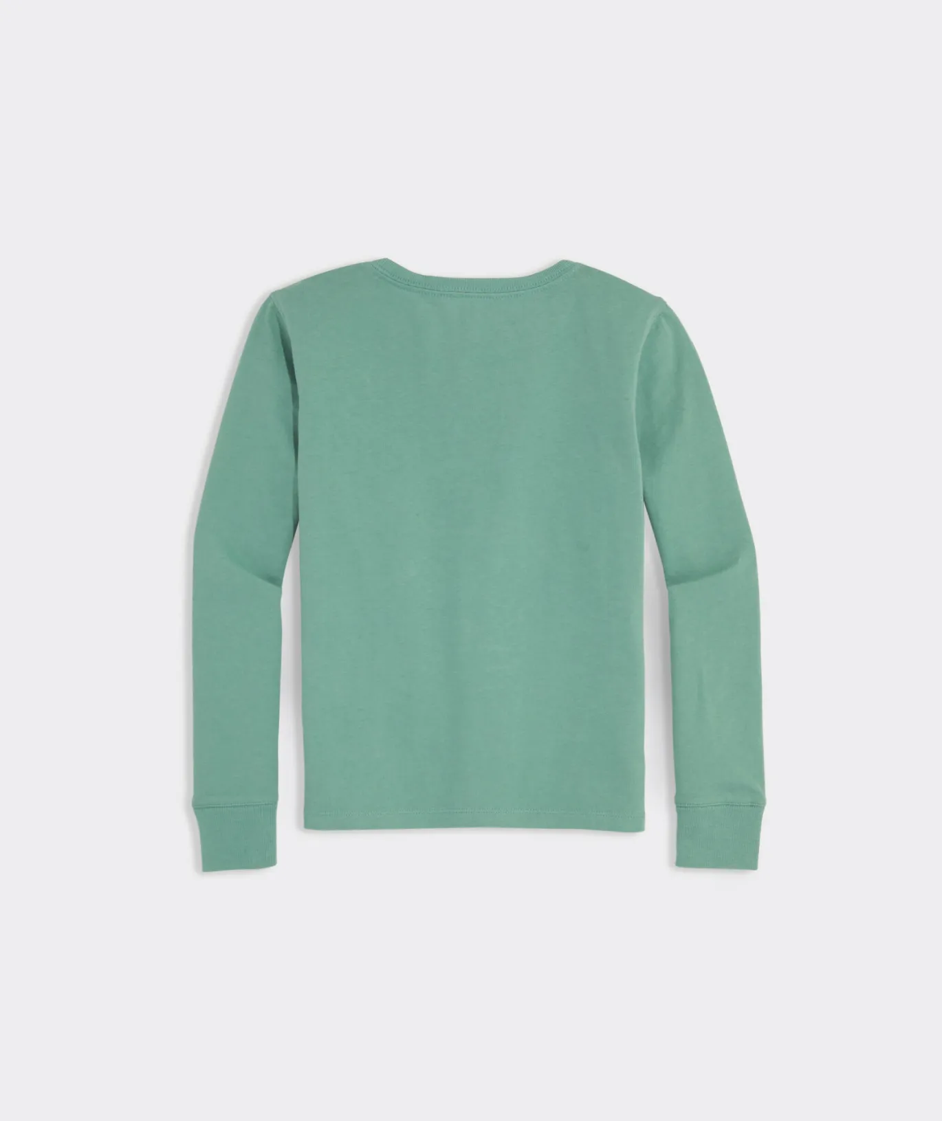 Girls' Glitter St. Patrick's Day Whale Long-Sleeve Pocket Tee