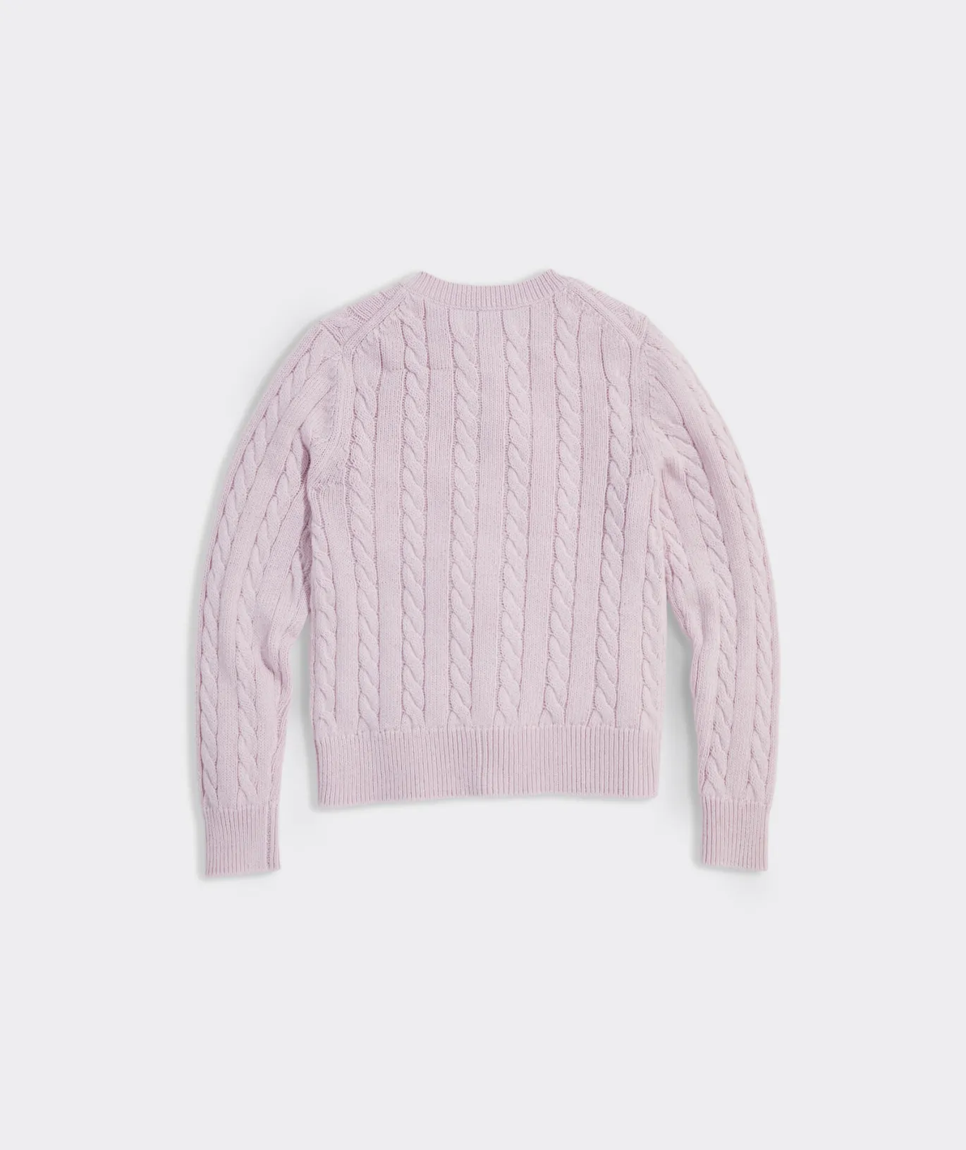 Girls' Heritage Cotton V-Neck Sweater