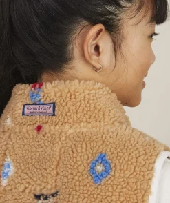Girls' Oversized Metallic Puffer Vest
