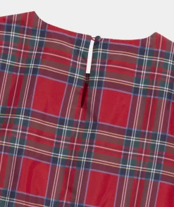 Girls' Printed Pleated Dress