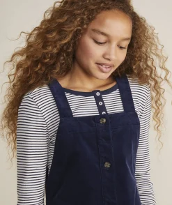 Girls' Ruffle Neck Sweatshirt Dress