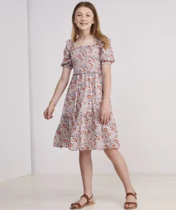 Girls' Smocked Waist Dress