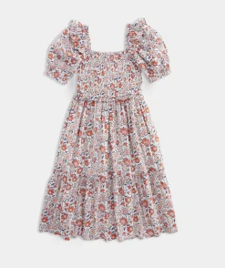 Girls' Smocked Waist Dress