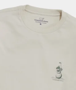 Golf Ball Snowman Long-Sleeve Tee