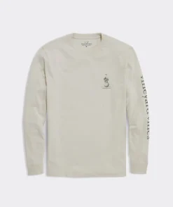 Golf Ball Snowman Long-Sleeve Tee