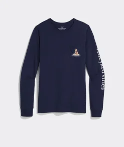 Halloween Icons Long-Sleeve Pocket Tee