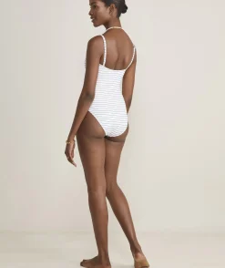 Harbor Seersucker Tiered Dress