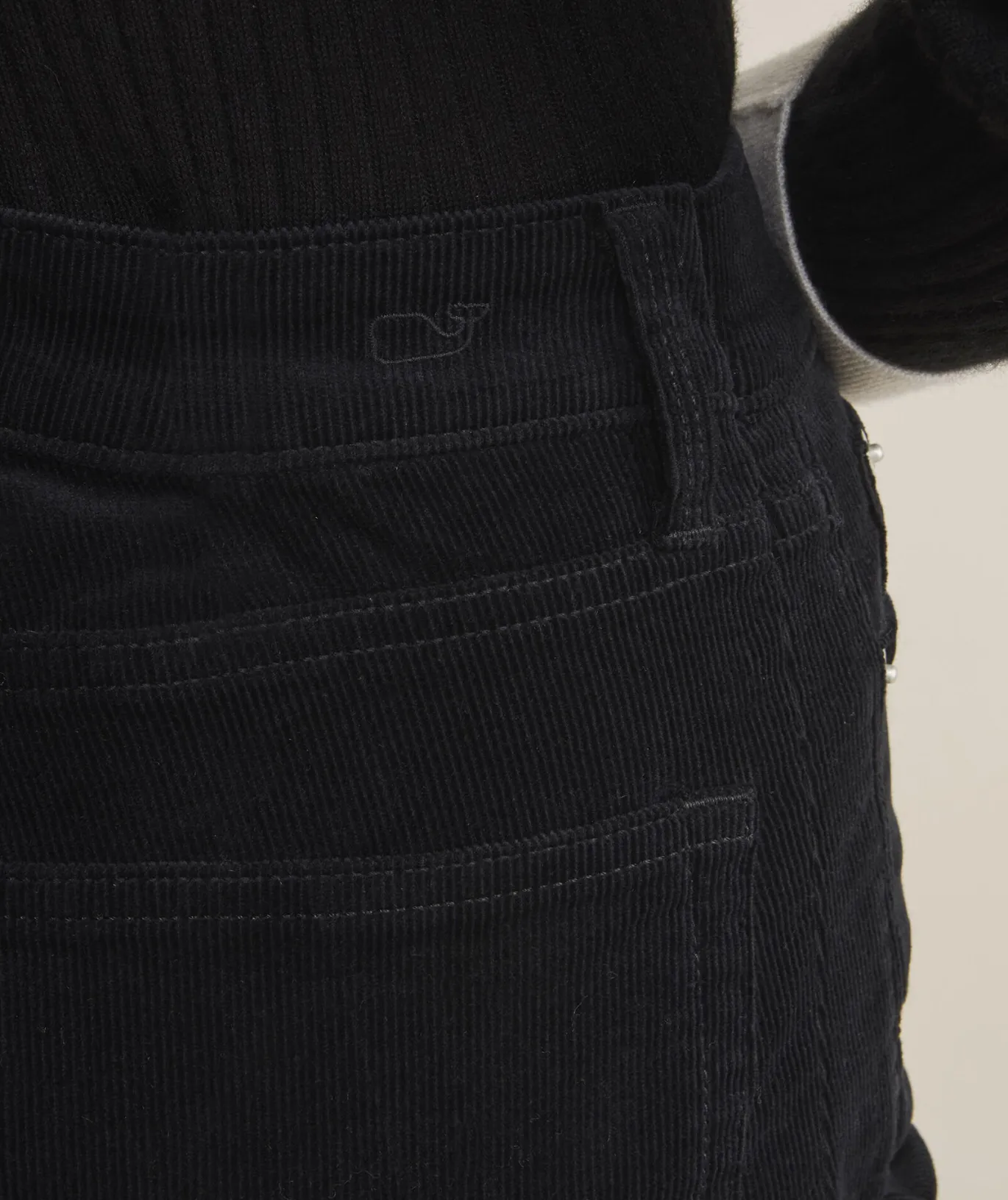 Kick Flare Mid-Rise Corduroy Pants