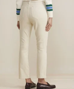 Kick Flare Mid-Rise Corduroy Pants