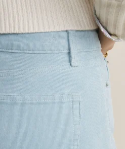 Kick Flare Mid-Rise Corduroy Pants
