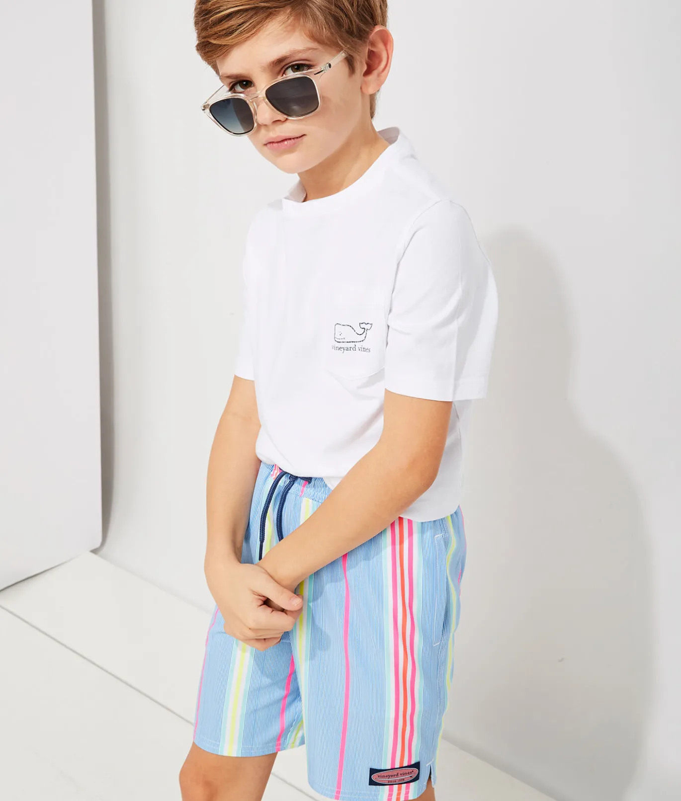 Kids' Vintage Whale Short-Sleeve Pocket Tee