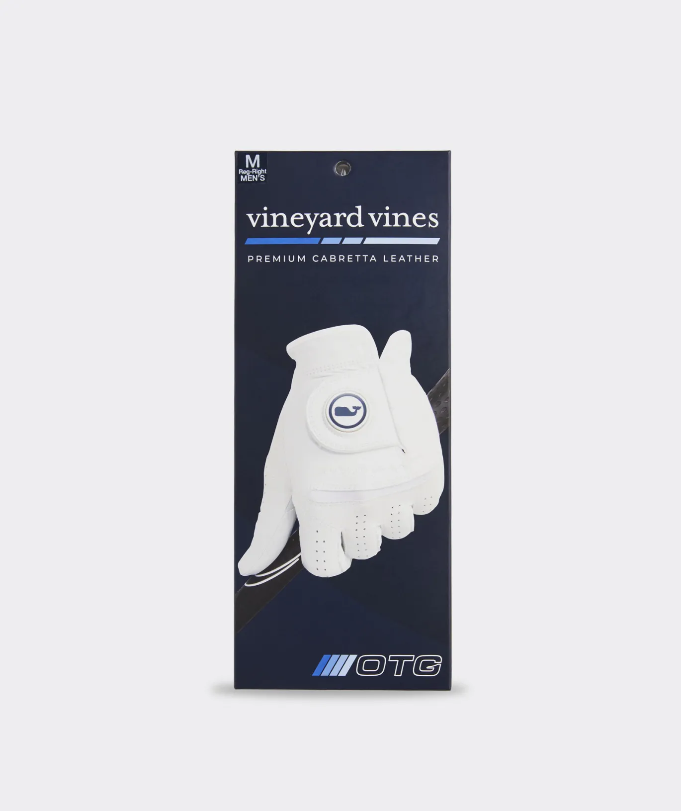Leather Whale Dot Golf Glove Right Hand