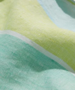 Linen Short-Sleeve Wharf Stripe Shirt