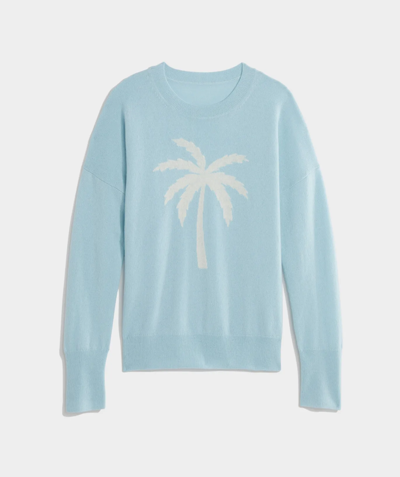 Lobster Intarsia Cashmere Crewneck Sweater