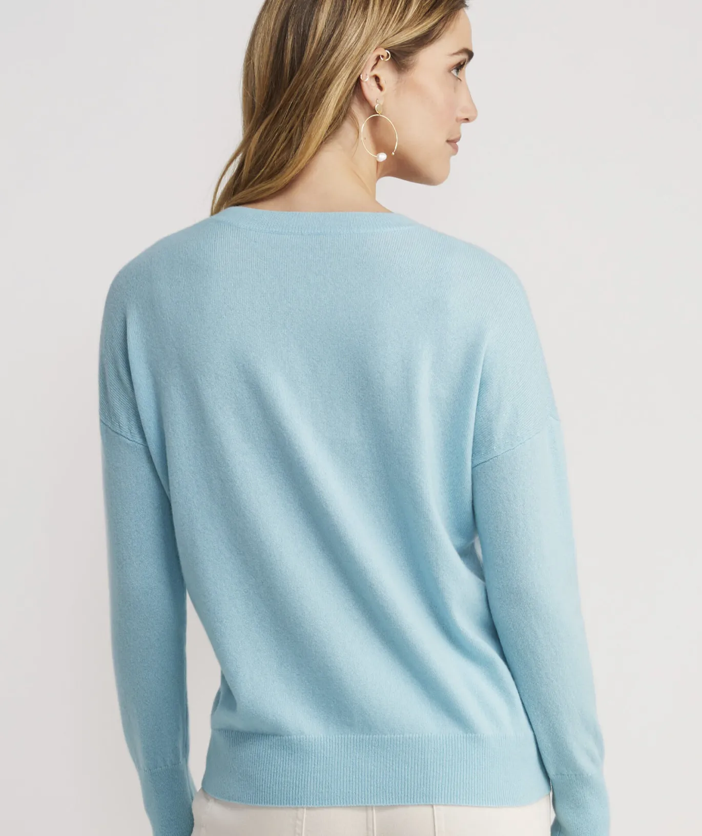 Lobster Intarsia Cashmere Crewneck Sweater