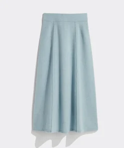 Merino Wool Midi Skirt