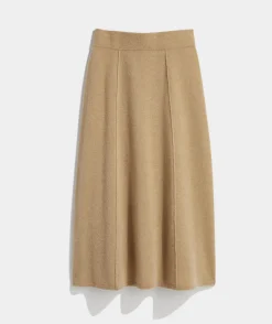 Merino Wool Midi Skirt