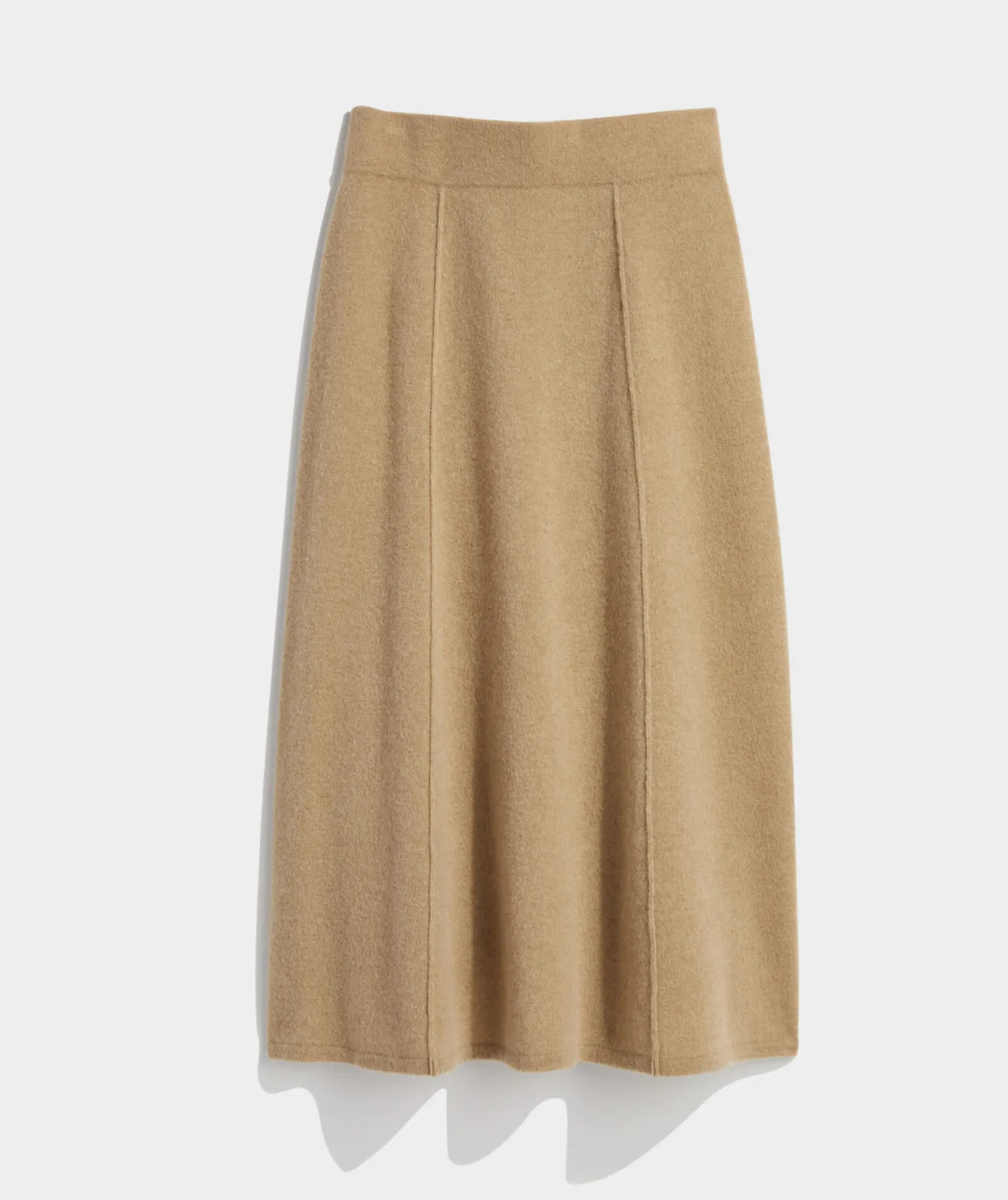 Merino Wool Midi Skirt