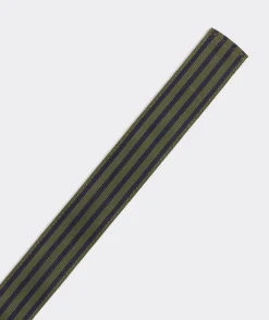 Micro Stripe D-Ring Belt