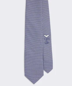 Micro Whales Silk Tie