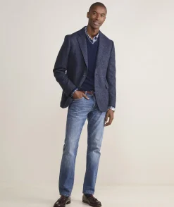 Moon Wool Herringbone Blazer