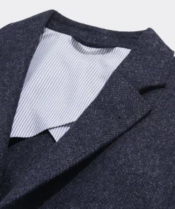 Moon Wool Herringbone Blazer