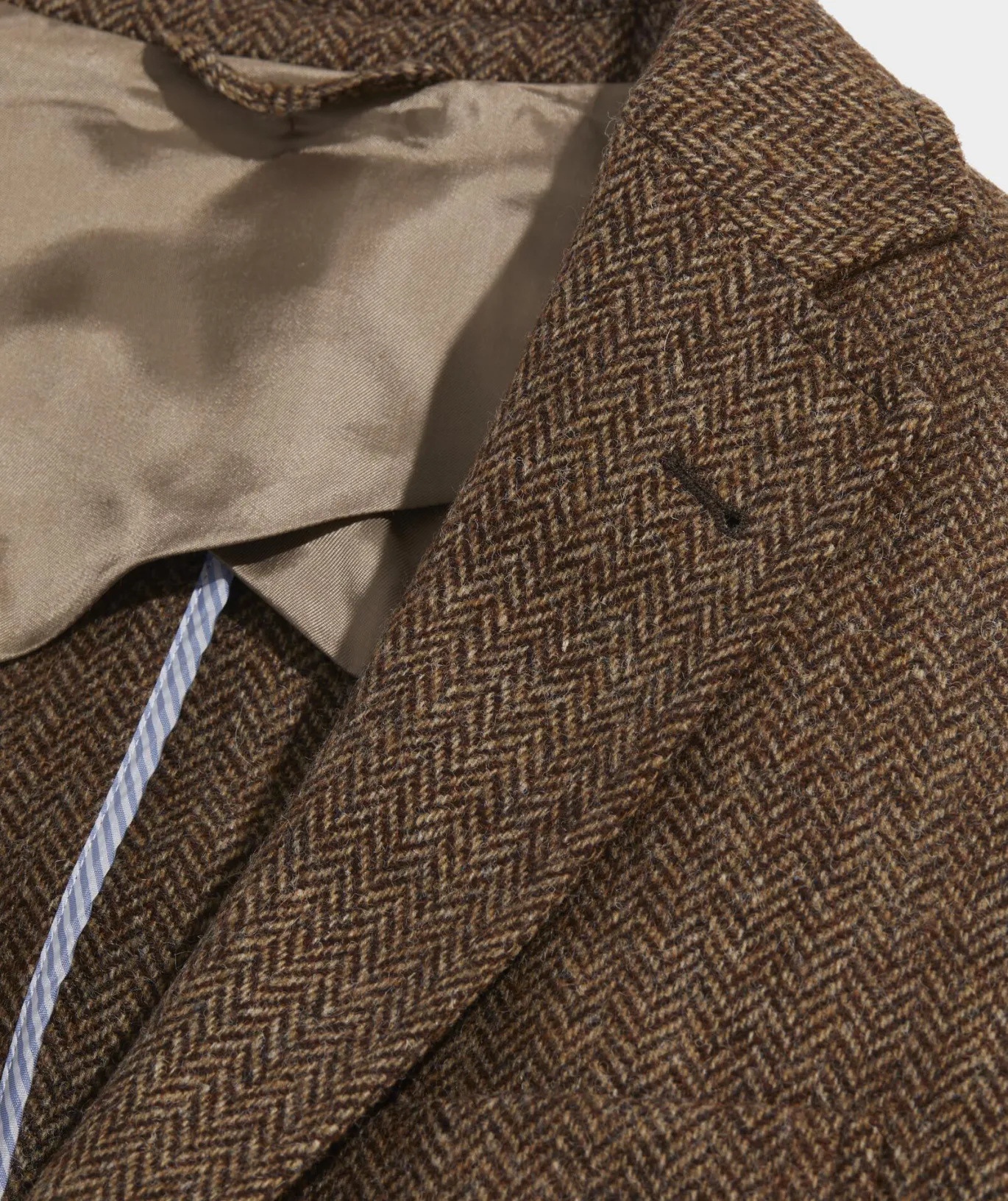 Moon Wool Herringbone Greenwich Blazer