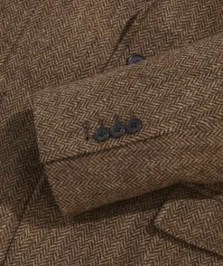 Moon Wool Herringbone Greenwich Blazer