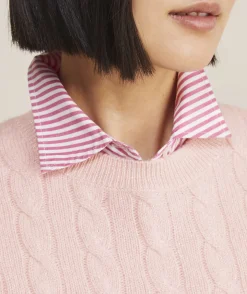 New England Lobster Fair Isle Crew Sweater