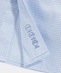 On-The-Go brrrº Gingham Spread Collar Shirt