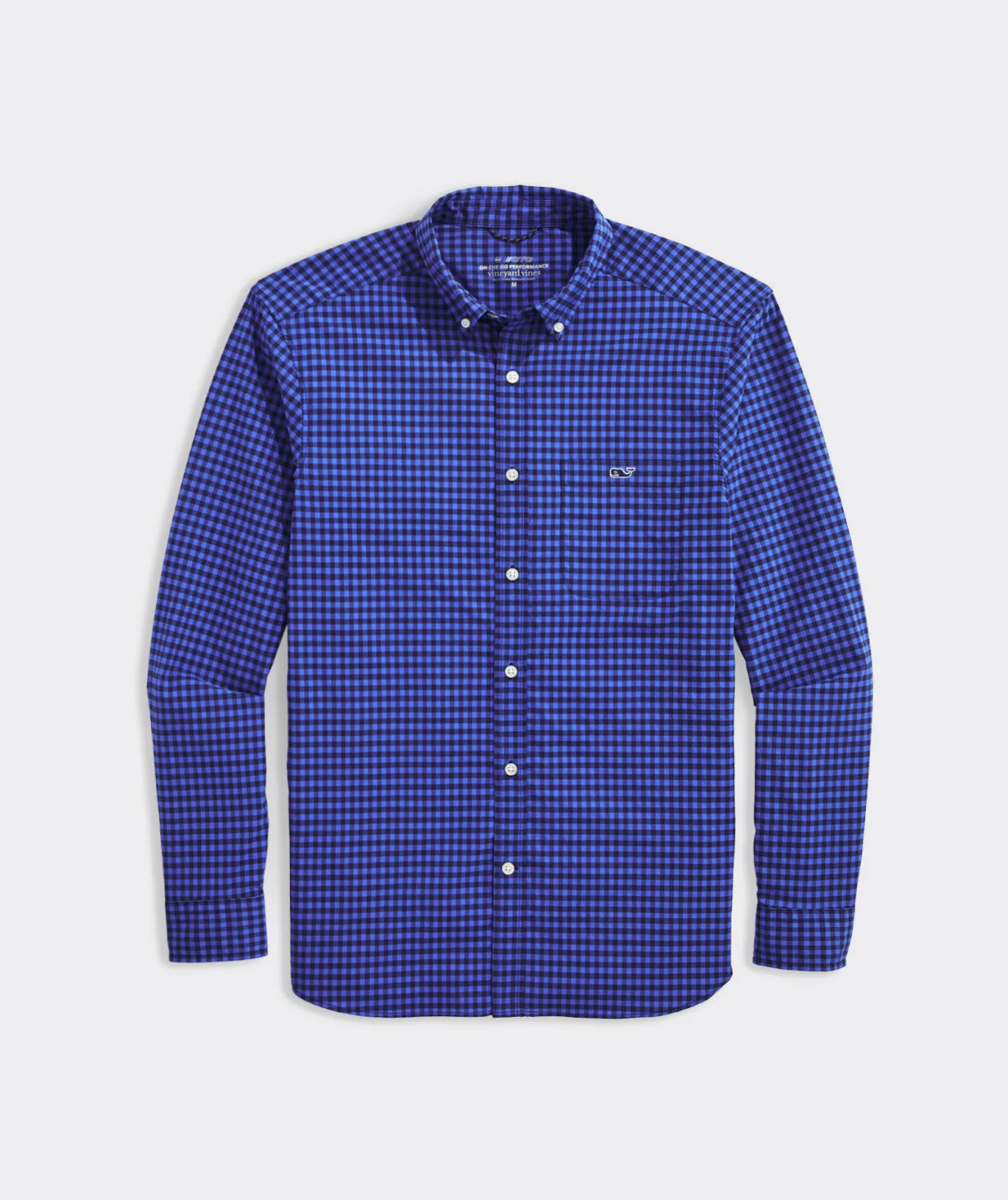 On-The-Go Nylon Gingham Shirt