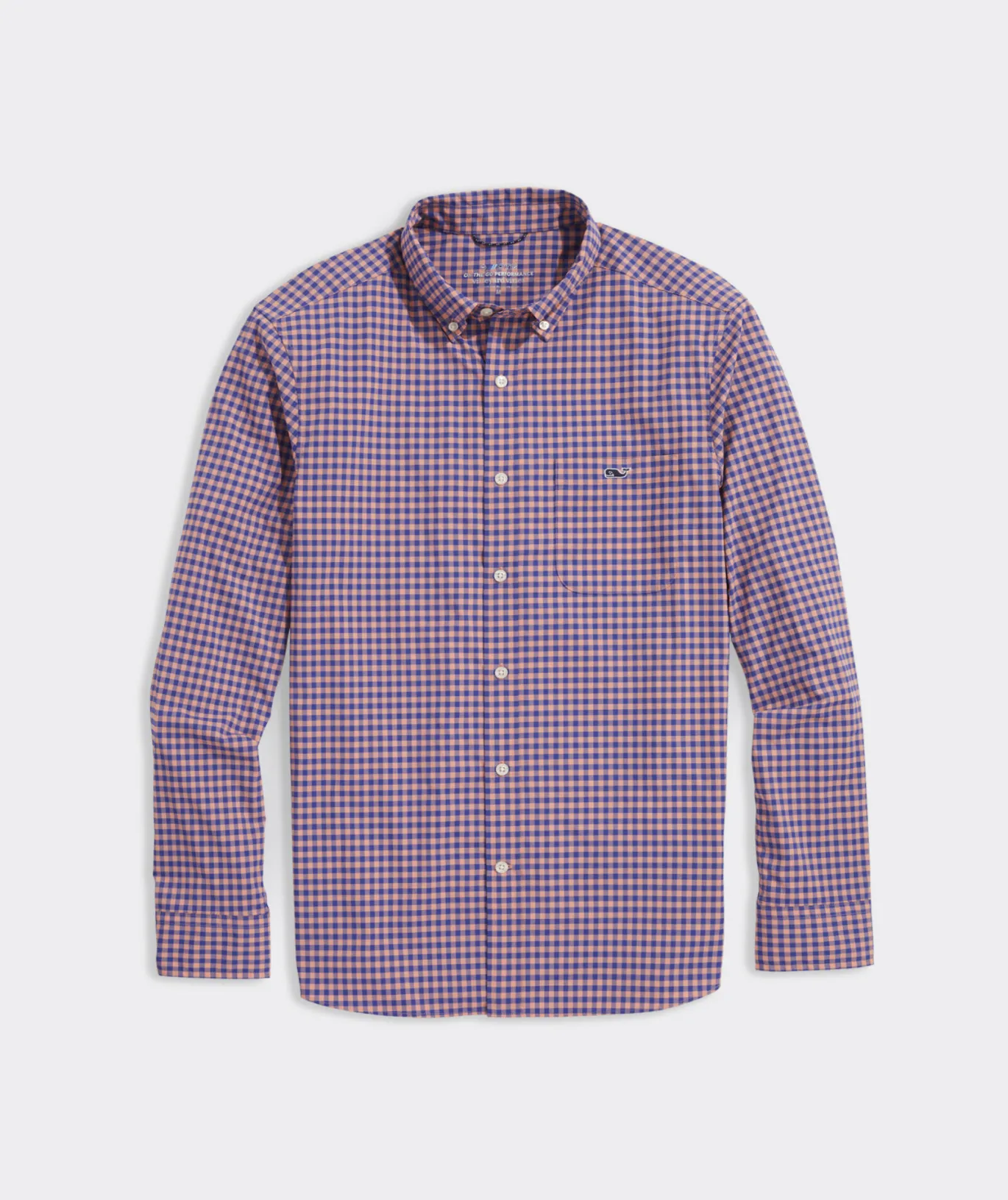 On-The-Go Nylon Gingham Shirt