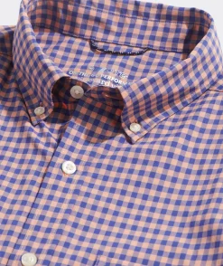On-The-Go Nylon Gingham Shirt