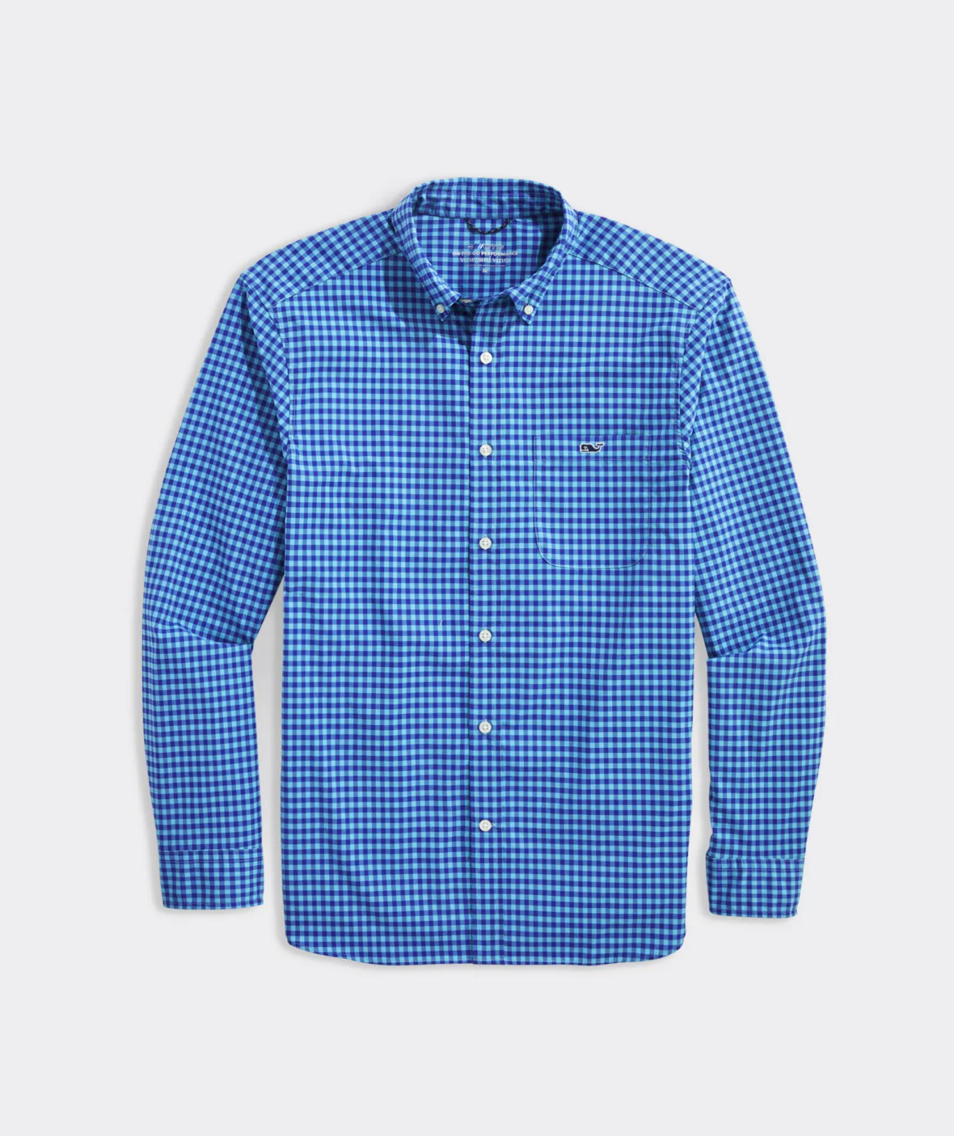 On-The-Go Nylon Gingham Shirt