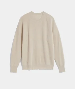 Oversized Ribbed Luxe Crewneck Sweater