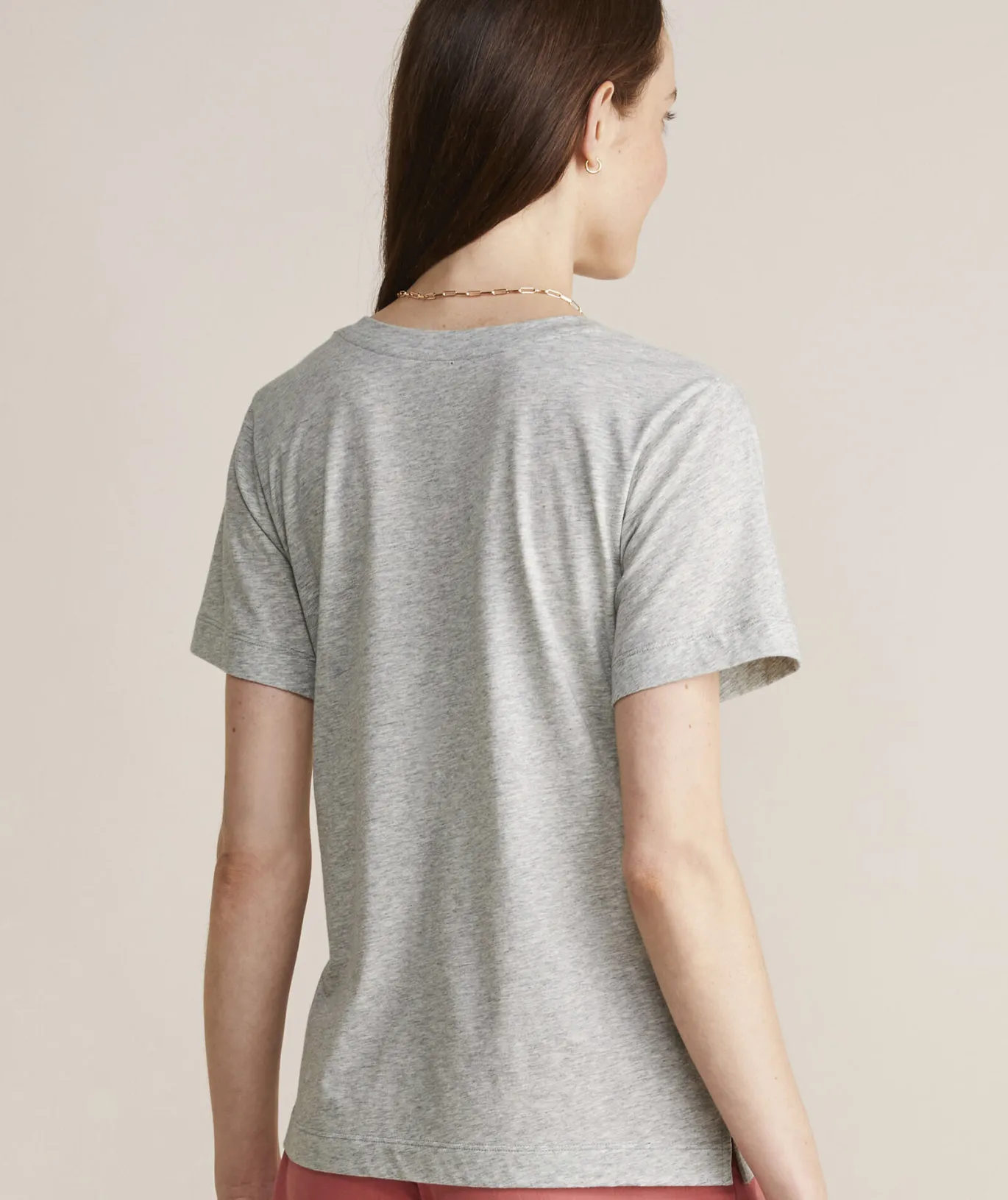 Pima Cotton V-Neck Tee