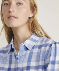 Plaid Popover Dress