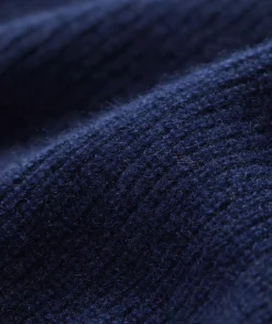 Popcorn Stitch Chevron Crewneck Sweater