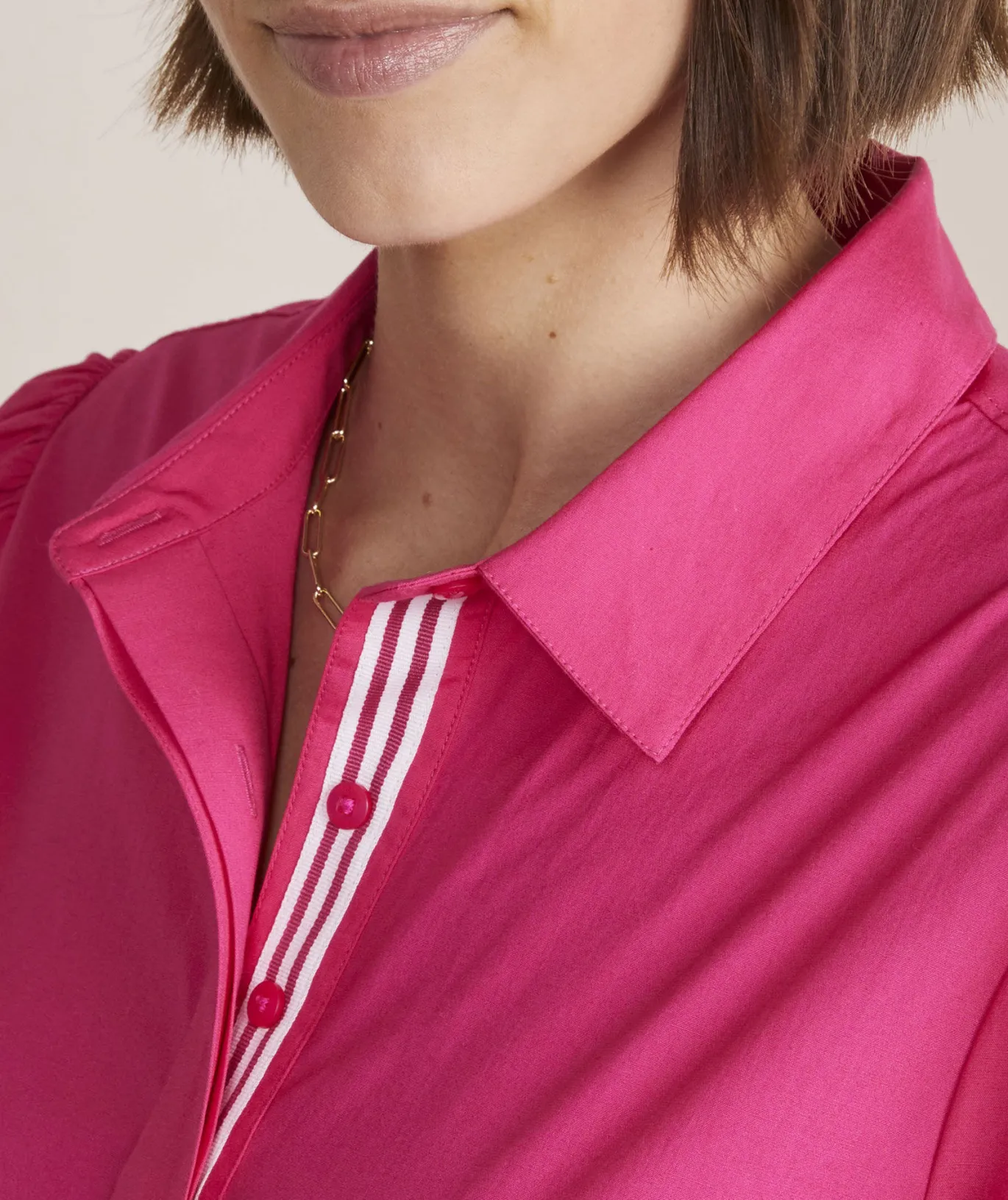 Poplin Popover Dress