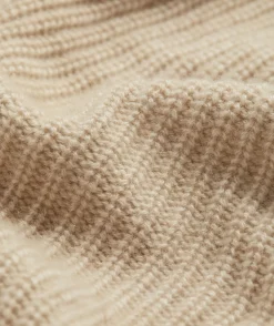 Ribbed Cashmere Polo Sweater