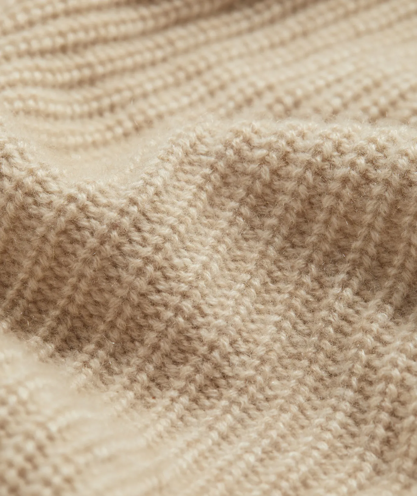 Ribbed Cashmere Polo Sweater