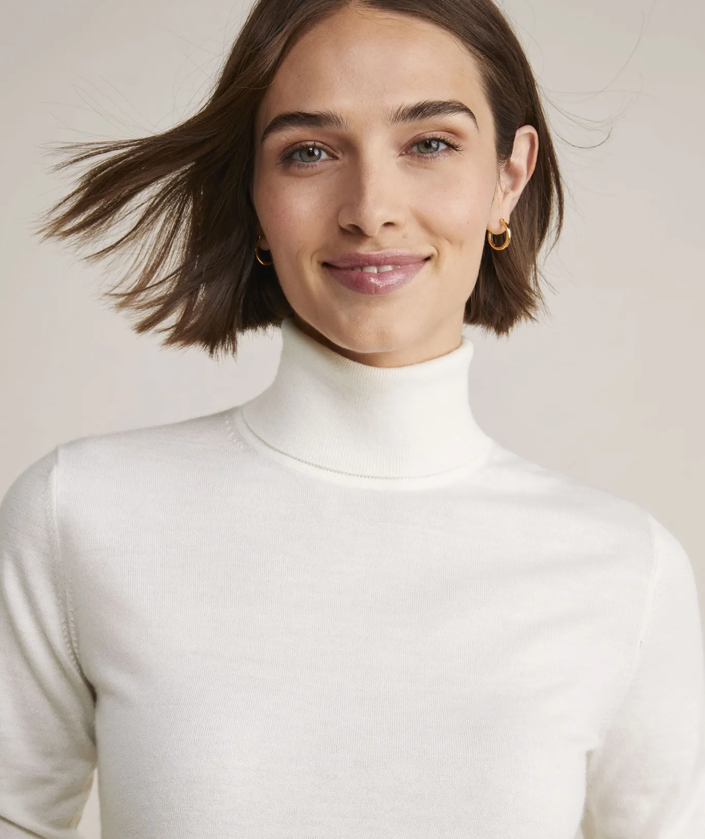Rollneck Breton Stripe Sweater Dress