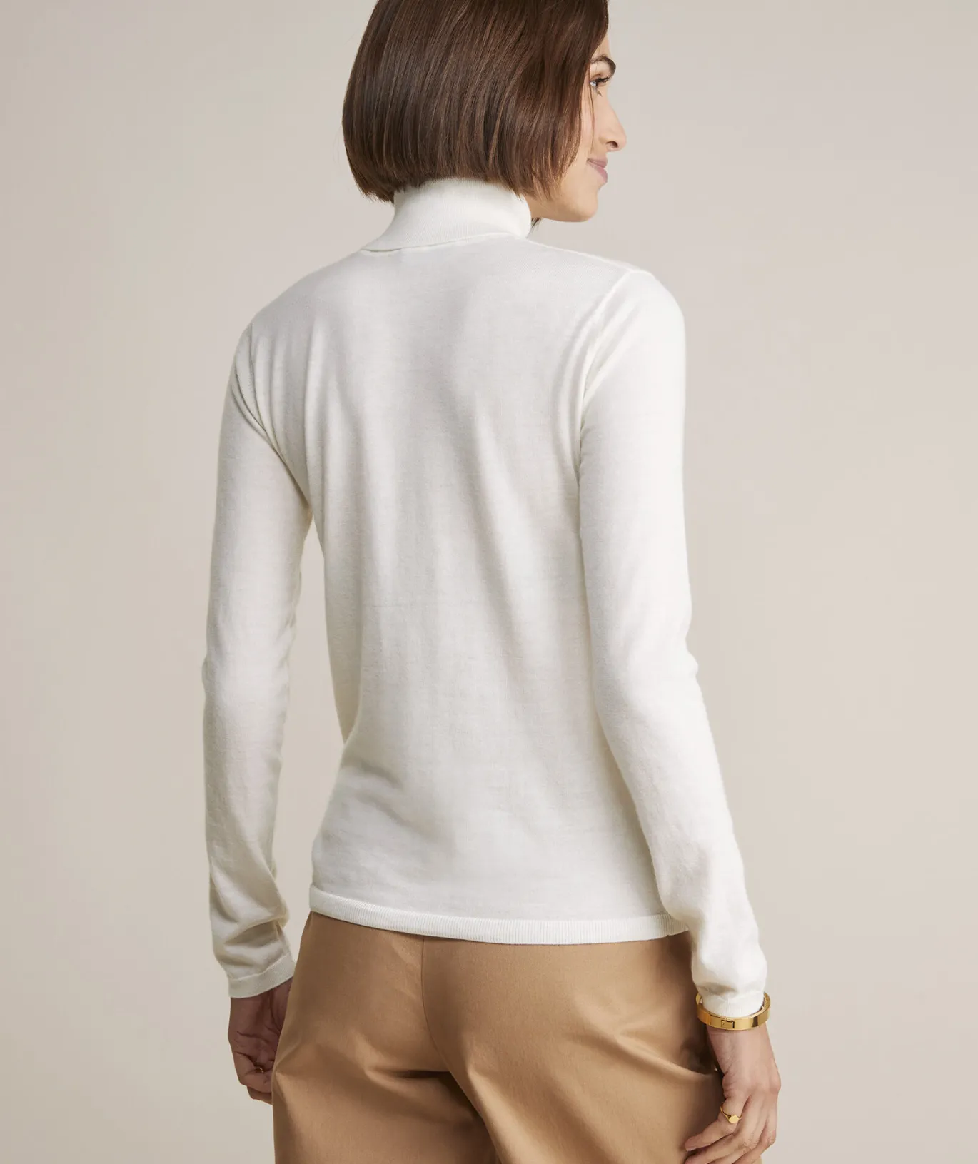 Rollneck Breton Stripe Sweater Dress