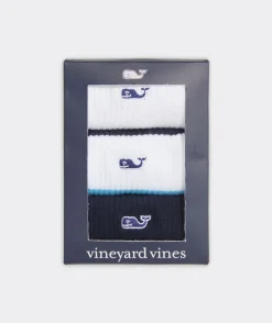 Rugby Stripe Athletic 3-Pack Socks