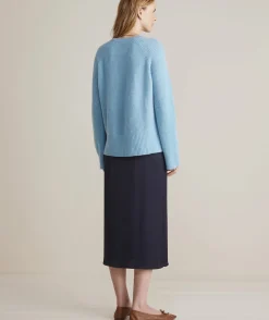 Seaspun Cashmere Ribbed Crewneck Sweater