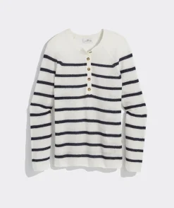 Seaspun Cashmere Waffle-Knit Mockneck Sweater